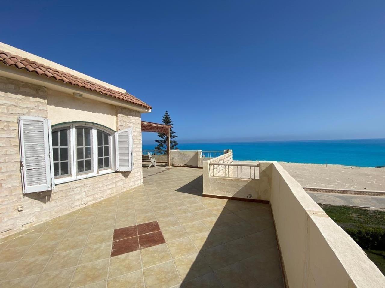 Beachfront Chalet In Green Beach, North Coast Villa El Alamein Exterior foto